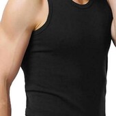 Майка натільна бавовняна трикотажна для чоловіка від livergy розмір Л