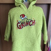 Меховушка довга, плюшева туника, кофта, худи, 152-158. the grinch , слип, пижама