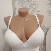 Новий! Топ бюстгальтер в рубчик George 38/85С Заміри в описі!