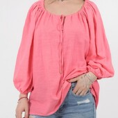 Яскрава блуза з суміші бавовни р.м