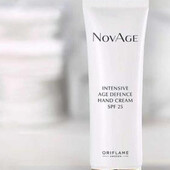 Інтенсивний антивіковий крем для рук з spf 25 novage
