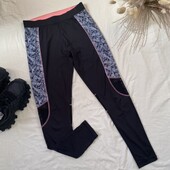 Спортивні лосини зі вставками сітки