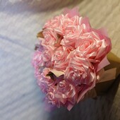 Букет з атласних стрічок