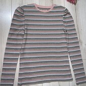 В ідеалі.Кофтинка стрейчева у рубчик на 13-14років.