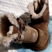 ❤️☀️❤️ Сапоги угги натуральная замша, натуральный мех. Стелька 22.3 см. Ставка=купить Сразу ⚡❗