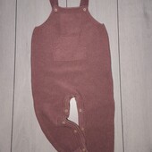 Теплий вязаний комбінезон Primark, 9-12М / 80см