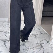 Женские брюки палаццо замша