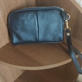 Шкіряна косметичка-гаманець
