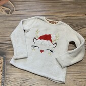 Плюшевая пижамная кофта на 6/7 лет