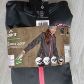 Crivit брендовая спортивная куртка softshell с капюшоном на девочку рост 158/164 см