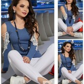 Бавовняна кофточка бренд Montella , р.42 Залишок