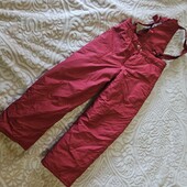 ❤️ Розгружаю шафу ❤️Лижні штани/комбінезон балончистий, утеплений для дівчинки