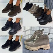 черевики натуральна замша, шкіра! швидка відправка!