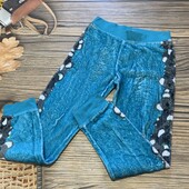 Плюшевые пижамные штаны на 10/11 лет, состояние отличное