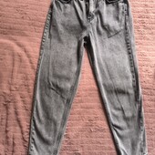Джинси фірмові трендові МОМ стильні сірі р30