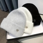 ЗимоваТепленька м'якенька Шапка кольори в наявності: сірого, бежевого,чорного кольору