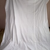 Новая простынь из белоснежного хлопка 220х175 см