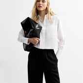 Укорочена котонова блуза, М