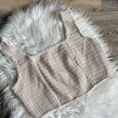 Стильний твідовий топ, S