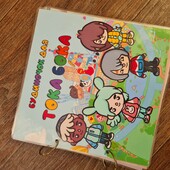 Розвиваюча книжка альбом липучки міні будинок Тока Бока