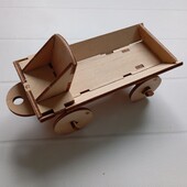 Іграшковий віз із ДСП складений