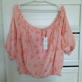 Розпродаж!!! Брендовая новая красивая вискозная блуза р.20-22.