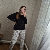 Дуже мягесенька і комфортна піжамка, велюр, якість супер ❄️