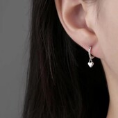 Посріблені сережки