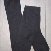 Колготи Primark, узор з люрексом, 9-10р / 140см