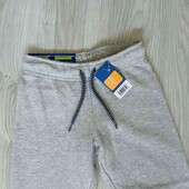 Lupilu брендовые теплые штанишки джоггеры цвет серый меланж на рост 110/116 см