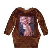 Велюрова сукня Італія на 4-5рочків зріст 110