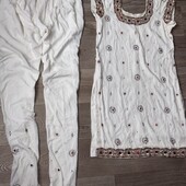 Туніка блуза. На розбірку декору. Дуже багато скляних прикрас