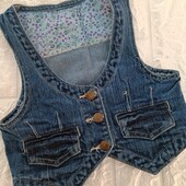 Джинсовка у ідеалі на зріст 122 дивіться заміри