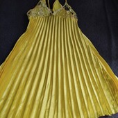 Сатінова плісірована комбінація