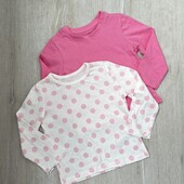 Primark.Набір регланів для дівчинки 86 см (12-18 м)