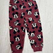 Disney.Теплі флісові штани для дівчинки 74 см (6/9 місяців)
