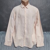 Мужская рубашка ( 100% лён), р.L