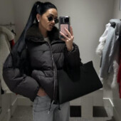 Куртка пуфер оверсайз h&m XL, наш 54-56 розмір