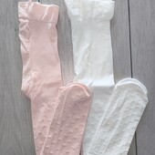 Набір капронових колгот з узором Primark, 2шт / 1,5-2р / 92см