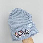 Hello kitty. Шапка для дівчинки 5-9 років(50,5-52,5 см )