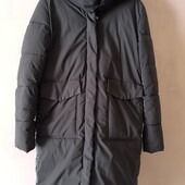 Теплий зимовий пуховик пальто L