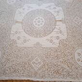 Фірмова святкова скатертина на великий стіл,заміри 220/250