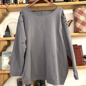 Світшот оверсайз❤️з вишивкою