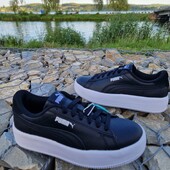 р.37.Оригінал. Кеди Puma Lili Platform Black 384617-02 нат.шкіра