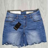 Esmarа брендовые новые джинсовые шортики цвет синий размер евро 38