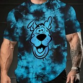 Футболка з принтом великого розміру 8xl