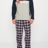 Чоловіча піжама livergy® eur S 44\46 штани фланелеві