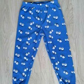 Dunnes stores  теплый пижамный флисовый комплект реглан + штаны на 5/6 лет