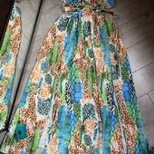 Розпродаж магазину! Стоп! Вогонь і полумʼя сукня принт леопард змія ззаду бант завьязується