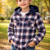 ♕ Якісна дитяча сорочка з капюшоном від Topolino, розмір 116